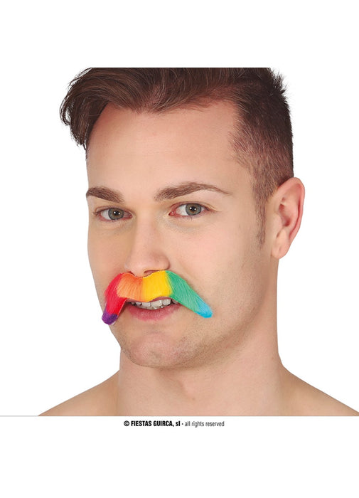 Rainbow Moustache
