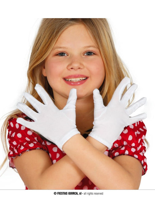 White Child Gloves