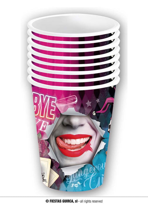 Harlequin Party Cups 6pk