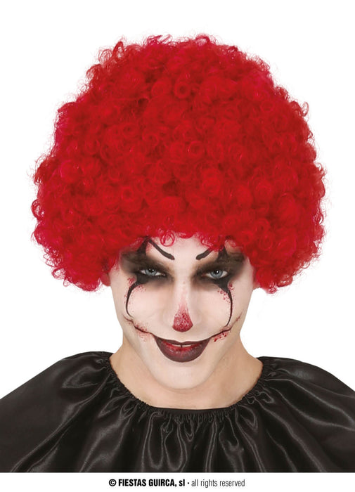 Red Curly Clown Wig