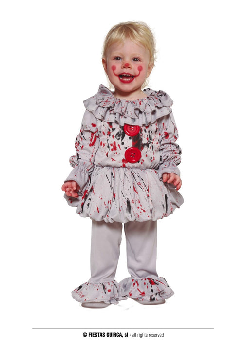 Crazy Clown Baby Costume