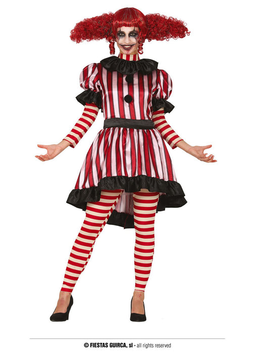 Halloween Clown Lady Costume