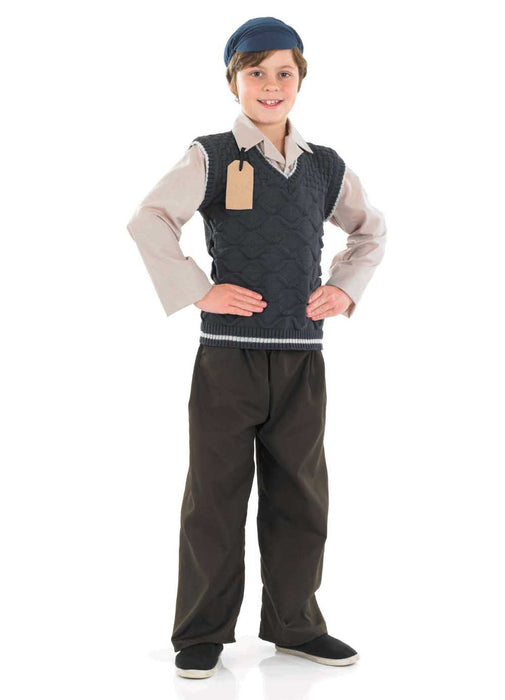 Evacuee School Boy Costume Child