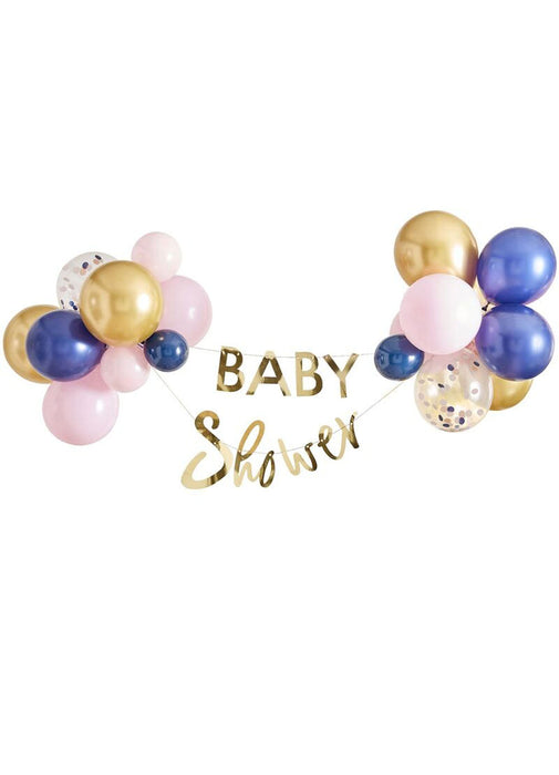 Gender Reveal Balloon Bunting Kit