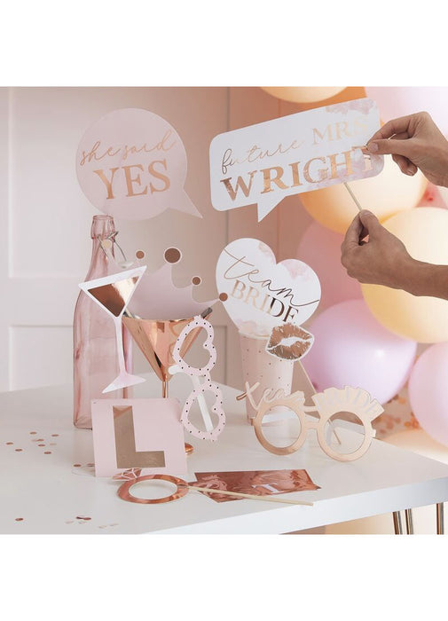 Customisable Photobooth Hen Party Props