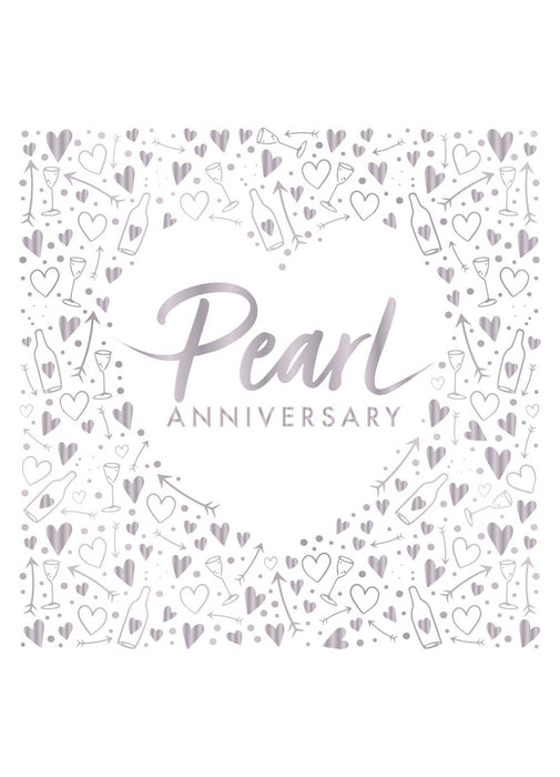 Pearl Anniversary Napkins 16pk