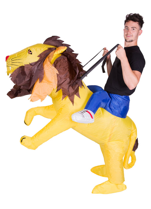 Inflatable Ride On Lion Costume Adult