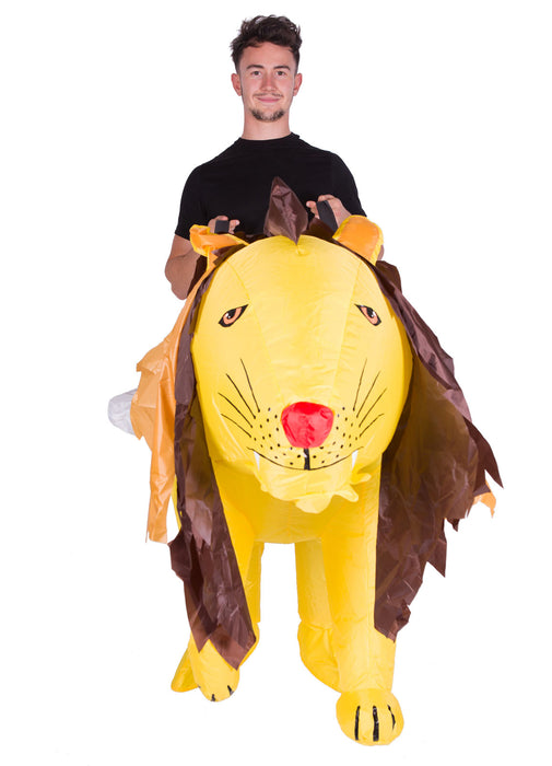 Inflatable Ride On Lion Costume Adult