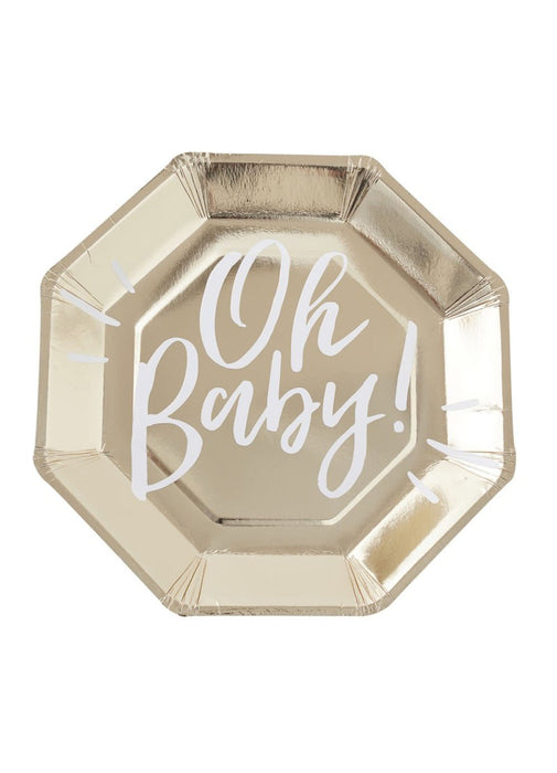 Oh Baby! Plates 8pk