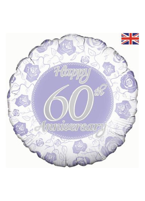 60th Anniversary Foil Balloon