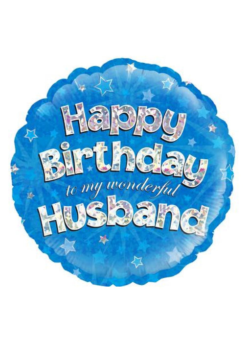 Happy Birthday Husband Foil Balloon