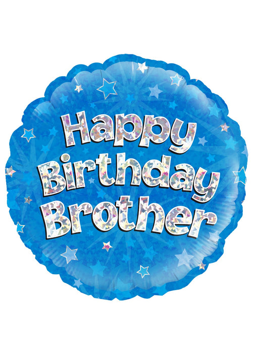 Happy Birthday Brother Foil Balloon