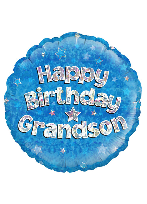 Happy Birthday Grandson Foil Balloon