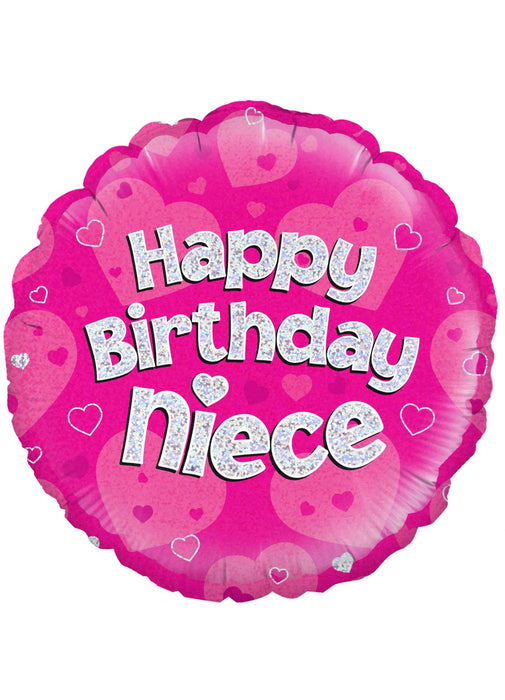 Happy Birthday Niece Foil Balloon