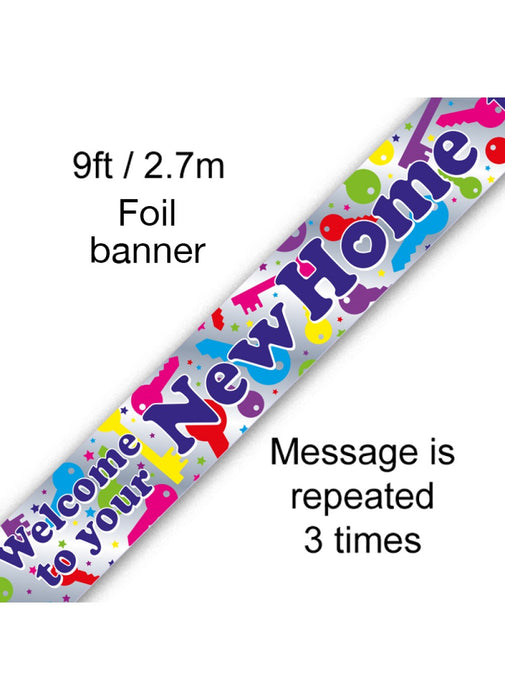 Welcome to New Home Foil Banner