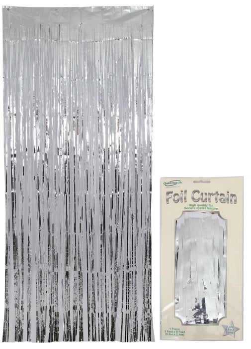 Silver Foil Door Curtain