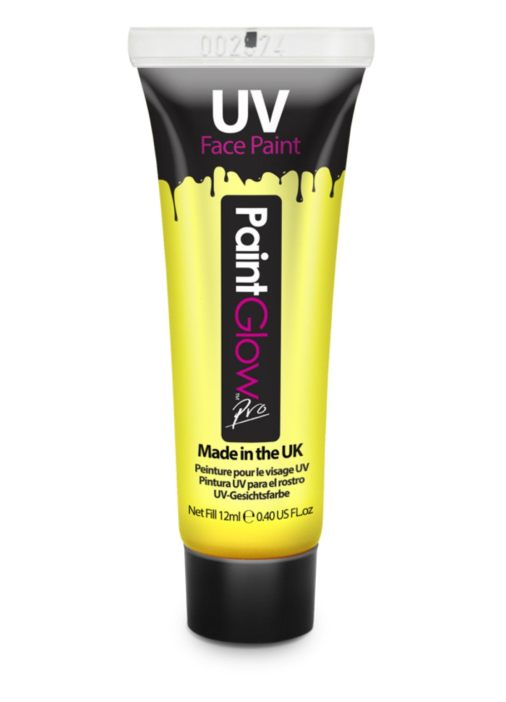 Yellow Neon UV Face & Body Paint — Party Britain