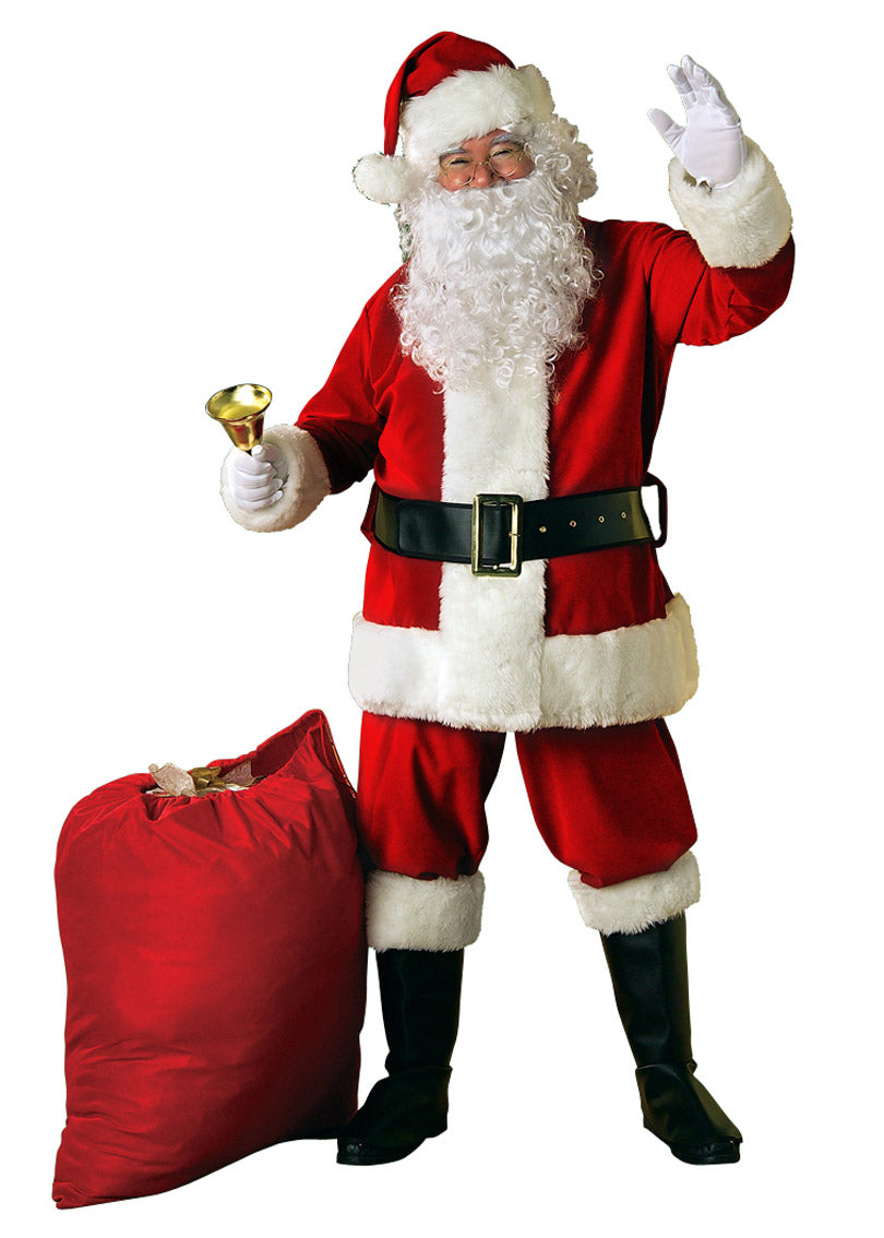 Deluxe Velvet Santa Suit Adult — Party Britain