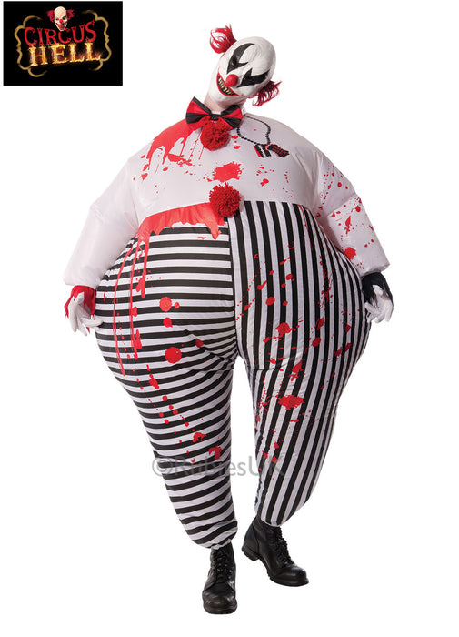 Inflatable Evil Clown Costume Adult