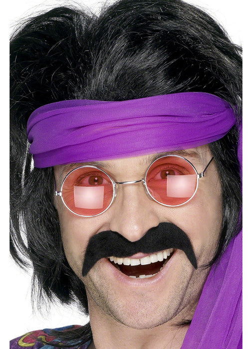 70's Black Moustache