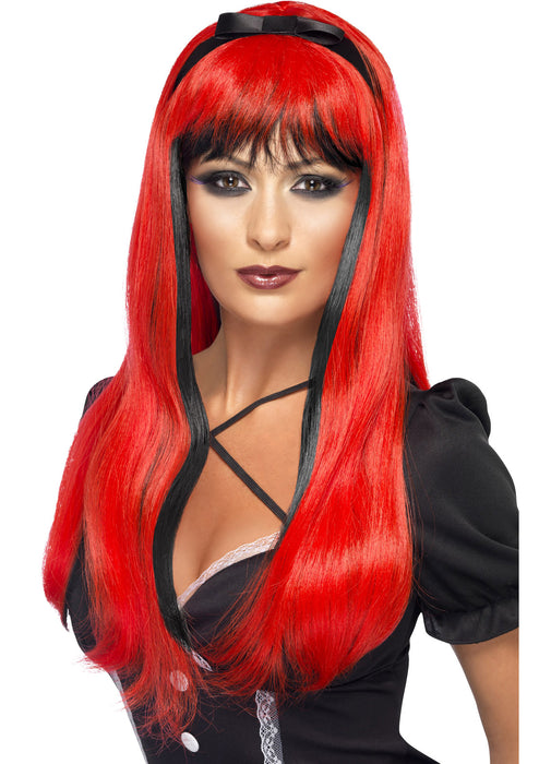 Black & Red Bewitching Wig
