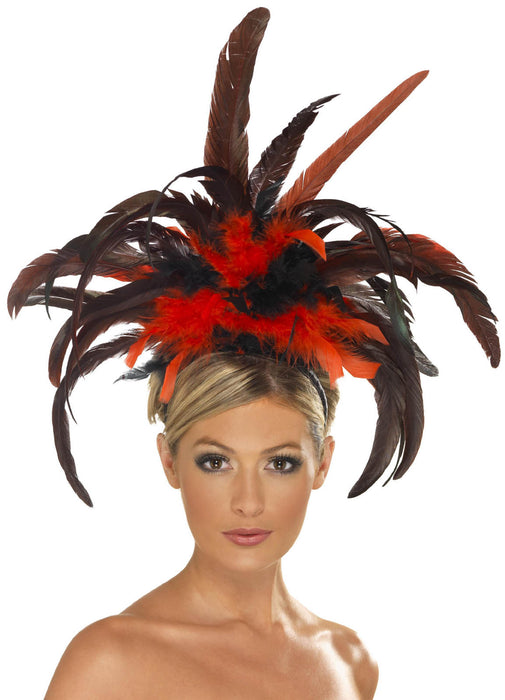 Burlesque Feather Headband