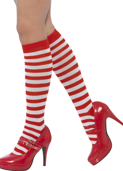 Long Striped Elf Socks