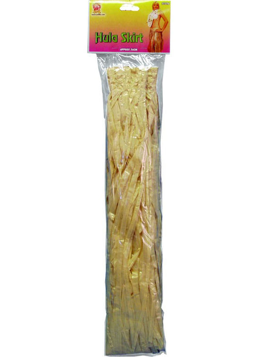 Hula Skirt Grass Coloured 56cm Long