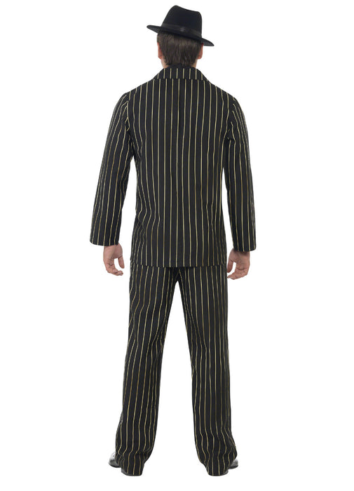 Gold Pinstripe Gangster Costume Adult