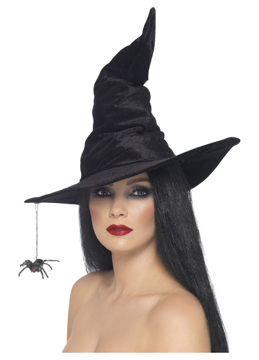 Black Velour Witch's Hat