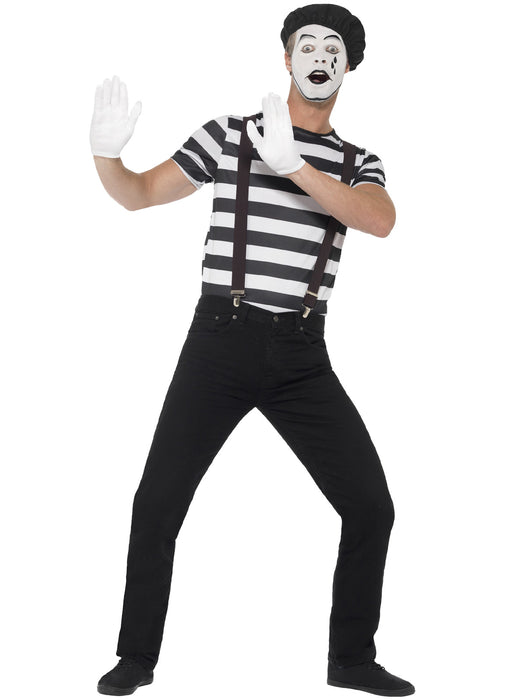 Gentleman Mime Artist Costume Adult