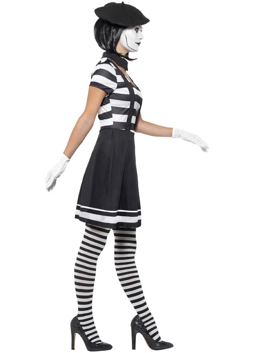 Lady Mime Artist Costume Adult