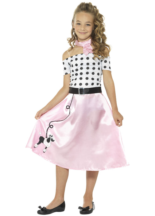 50's Poodle Girl Costume Child