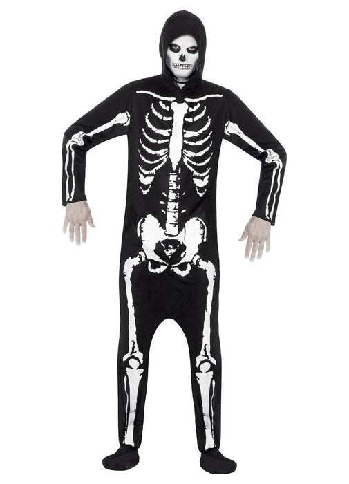 Skeleton All In One Costume Adult