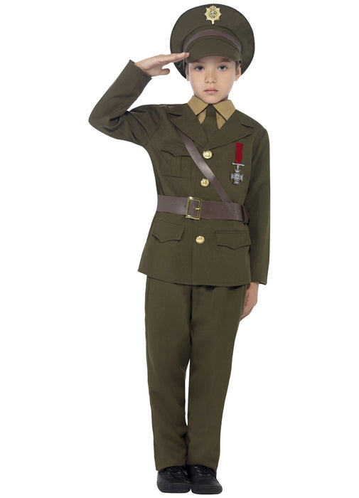 Army Officer Costume Child