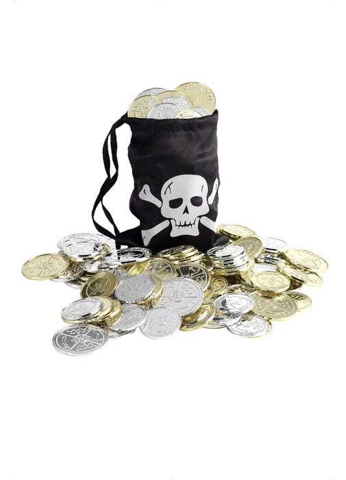 Pirate Coins & Bag