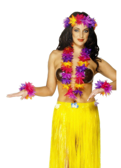 Multicoloured Hawaiian Set