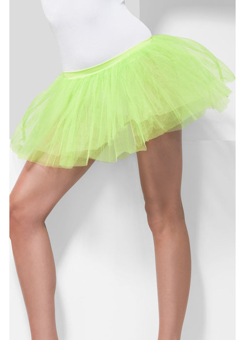 Neon Green Tutu Underskirt Adult