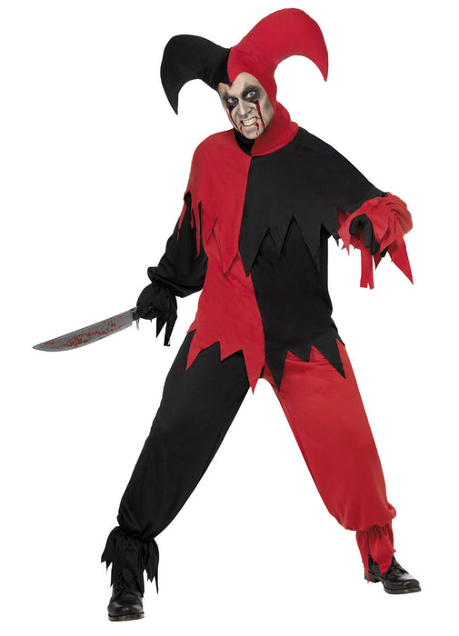 Dark Jester Halloween Costume Adult