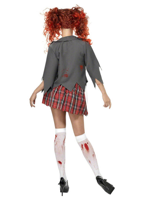 Zombie School Girl Costume Adult
