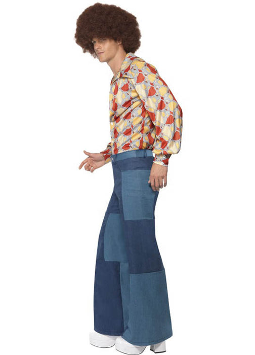 70's Patchwork Flares Adult