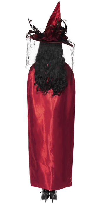 Deluxe Red Witch's Cape