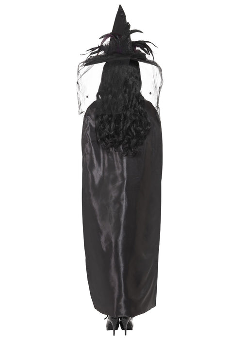 Deluxe Black Witch's Cape