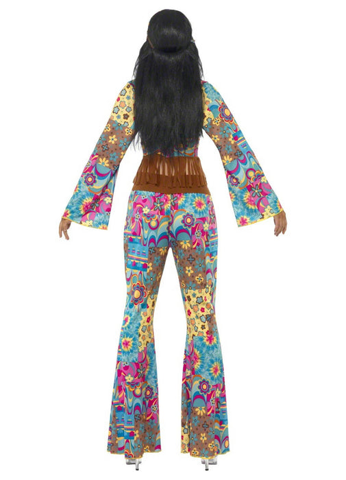 Hippy Flower Power Costume Adult