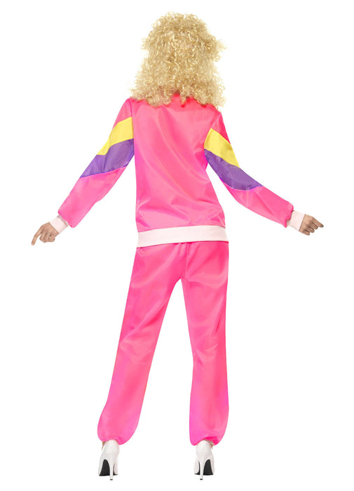 80's Pink Shell Suit Costume Adult