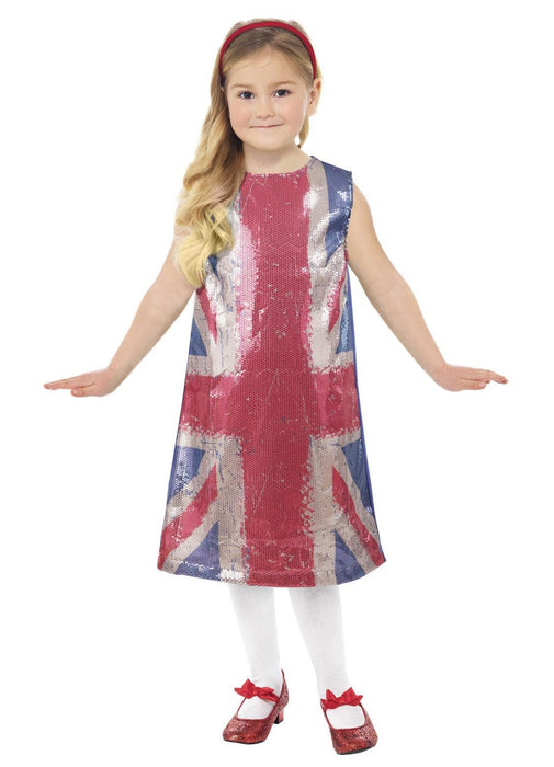Union Jack All That Glitters Dress Child