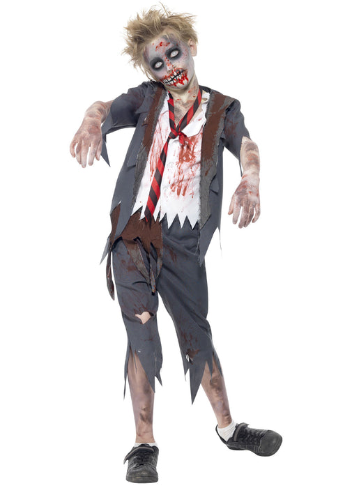 Zombie School Boy Costume Child