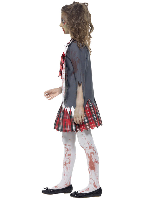 Zombie School Girl Costume Child