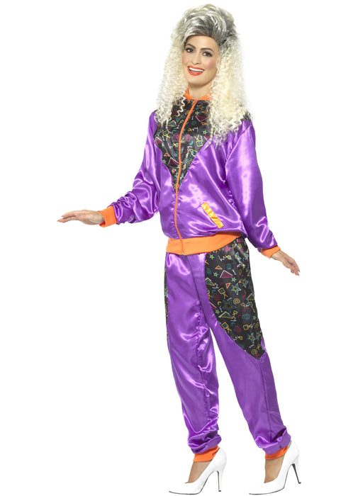 Retro Shell Suit Female Costume Adult
