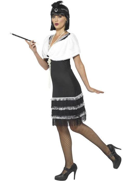 Black Flapper Costume Adult